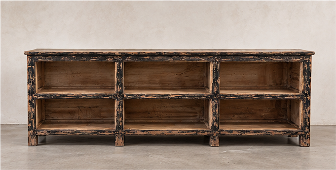 Large Antique Shop Counter