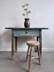 Vintage Elm 1 Drawer Console/Desk