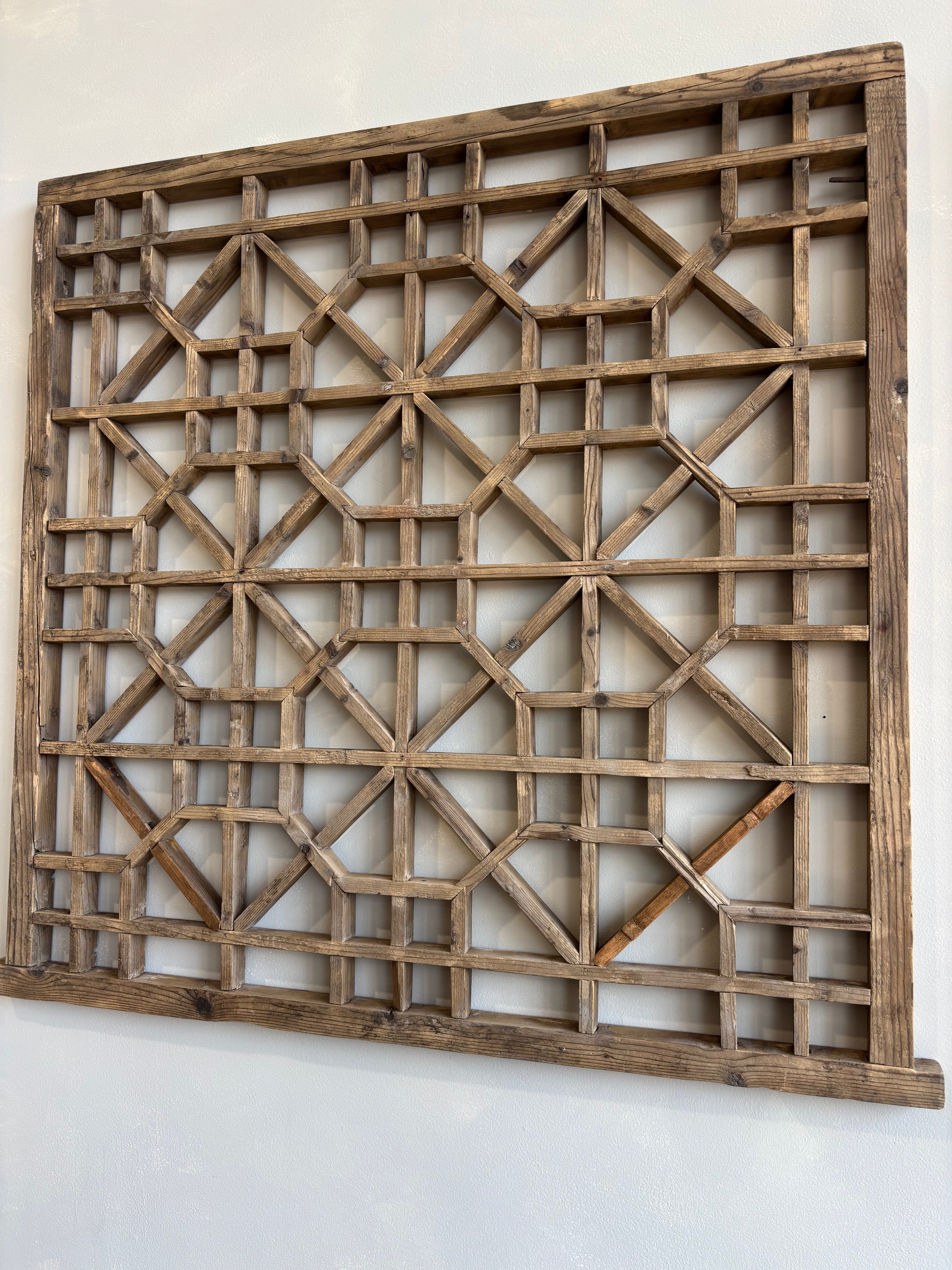 Antique Fretwork Panel