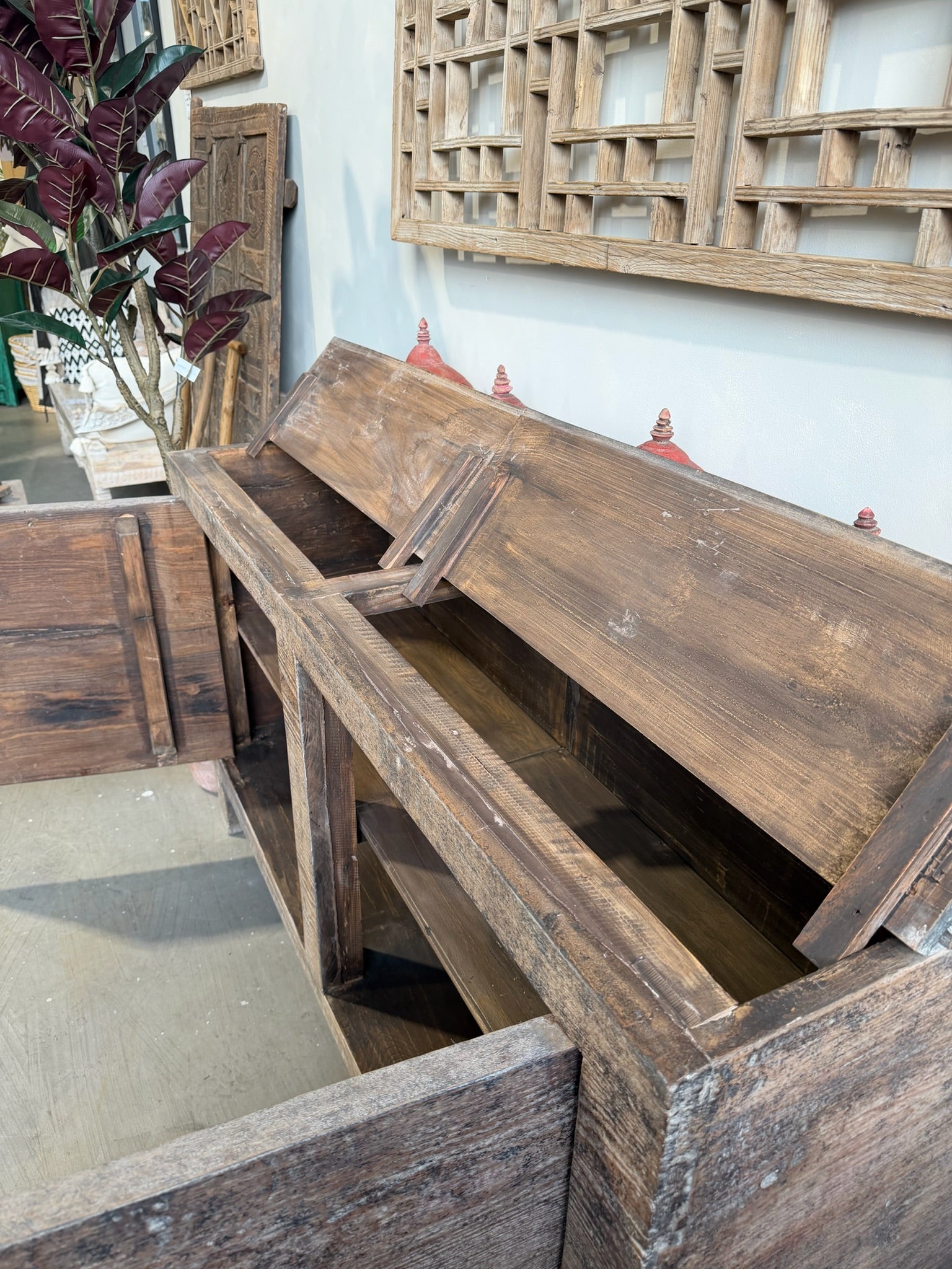 Antique Restored 2 Door Cabinet