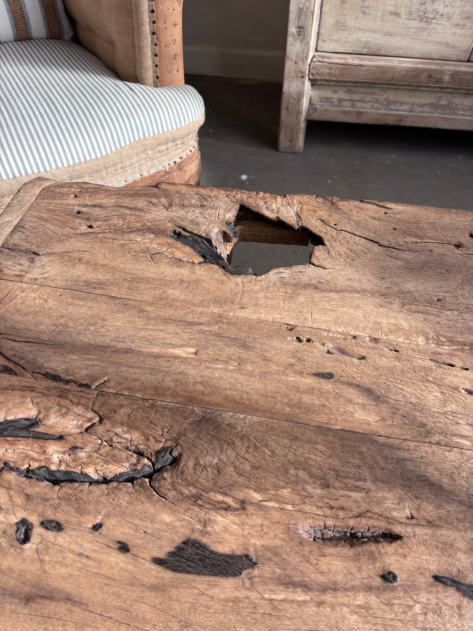 Vintage Elm Coffee Table (Large)
