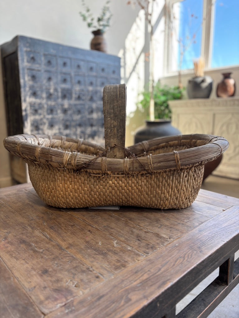 Vintage Flower Basket