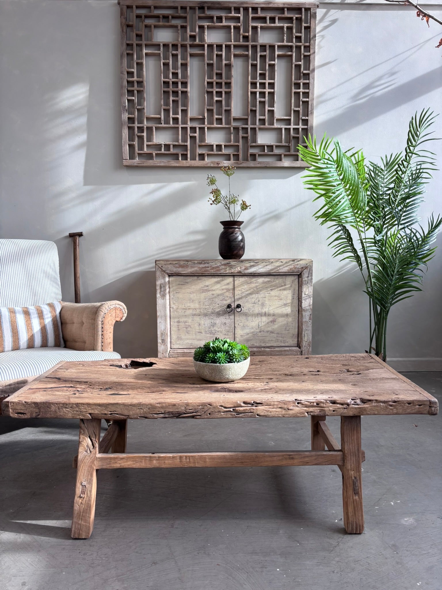 Vintage Elm Coffee Table (Large)