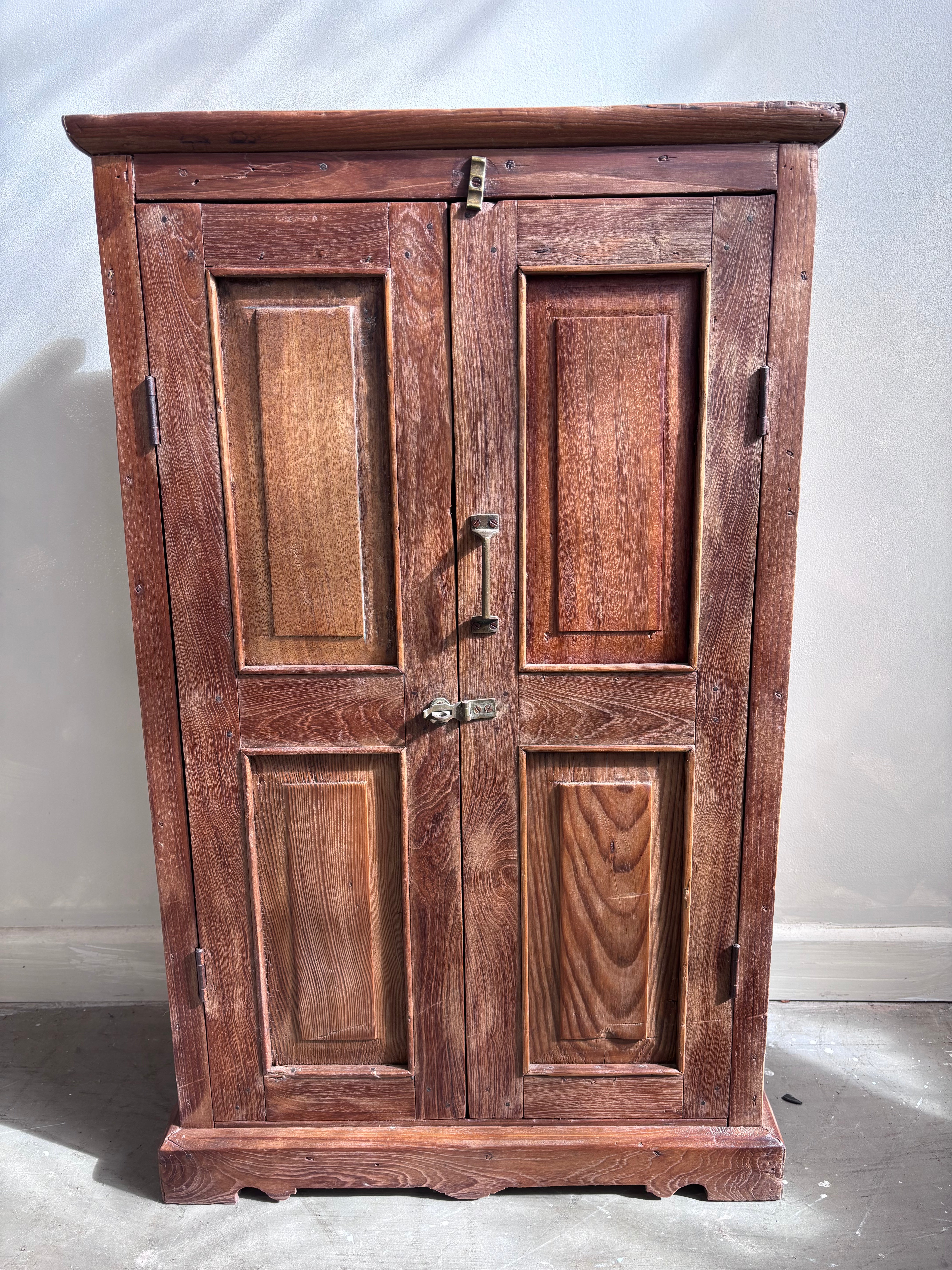 Vintage Indian Teak Cupboard