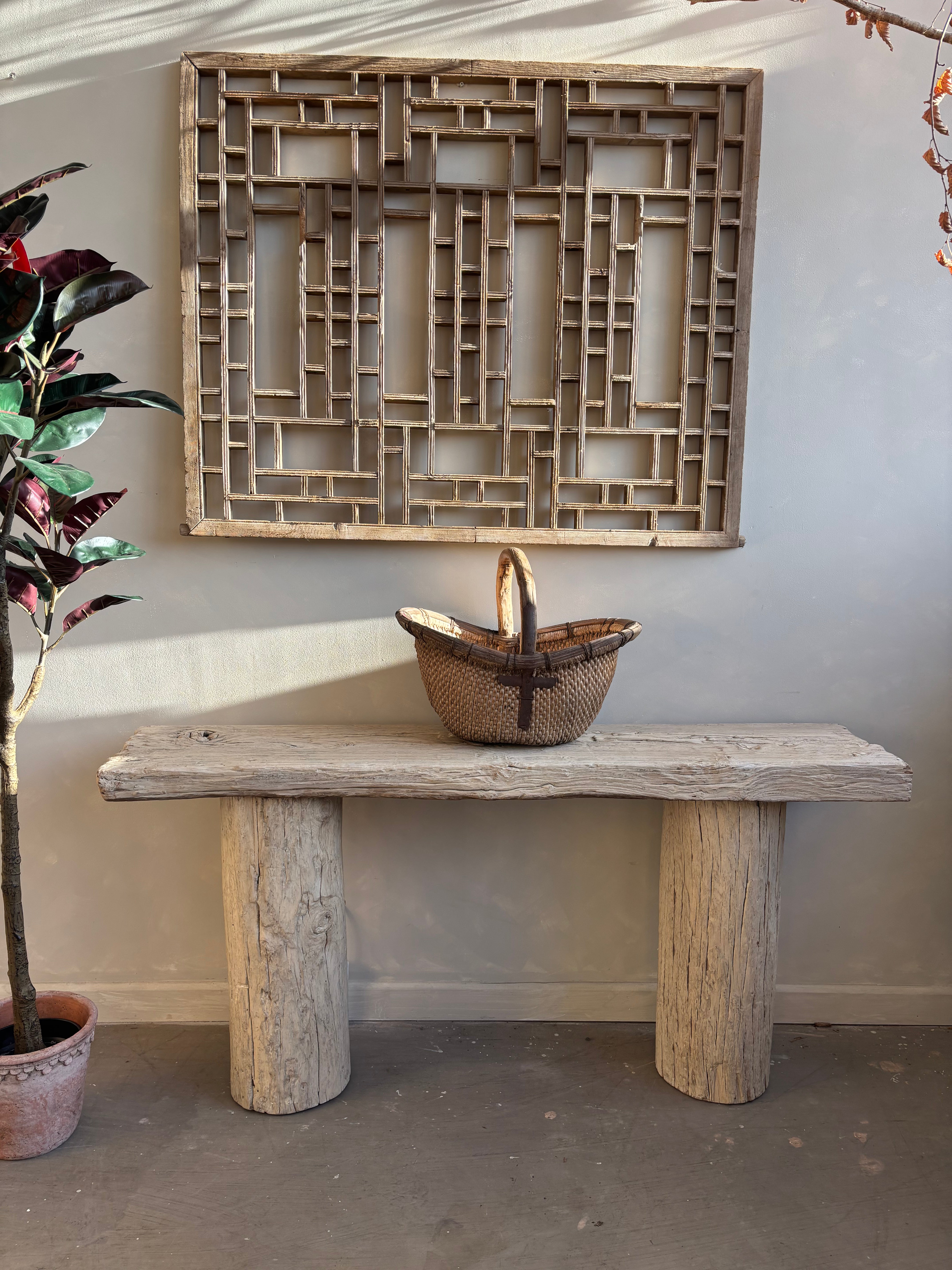 Reclaimed Elm Console Table