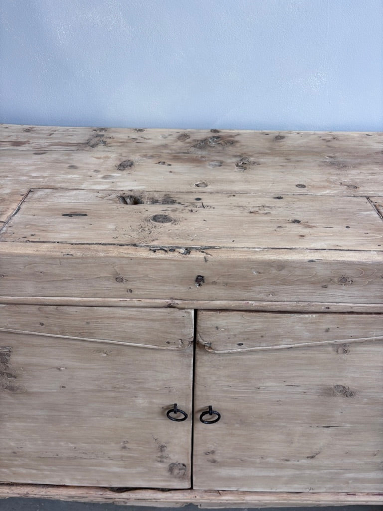 Antique Restored 2 Door Cabinet