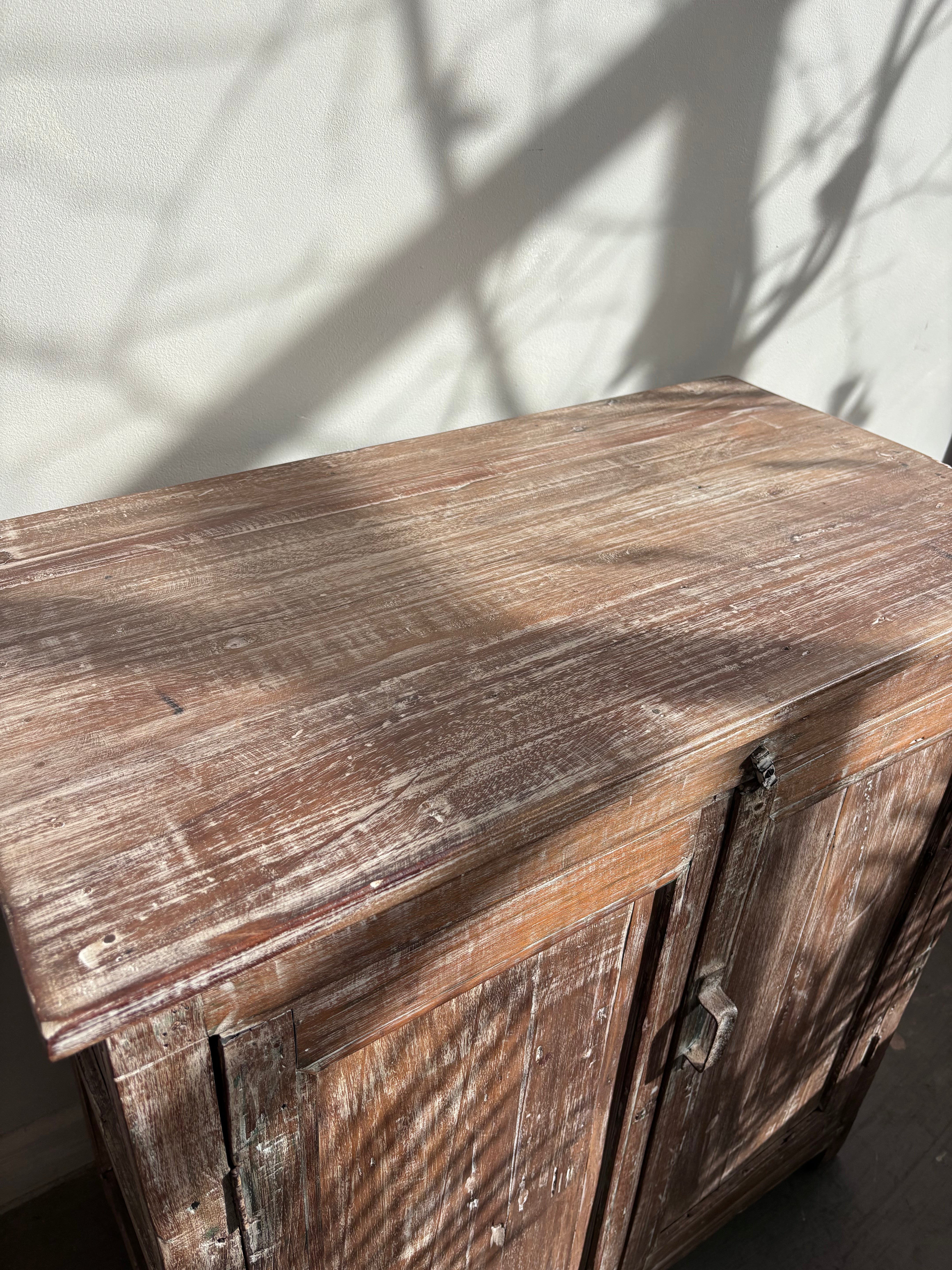 Vintage Indian Teak Cupboard.