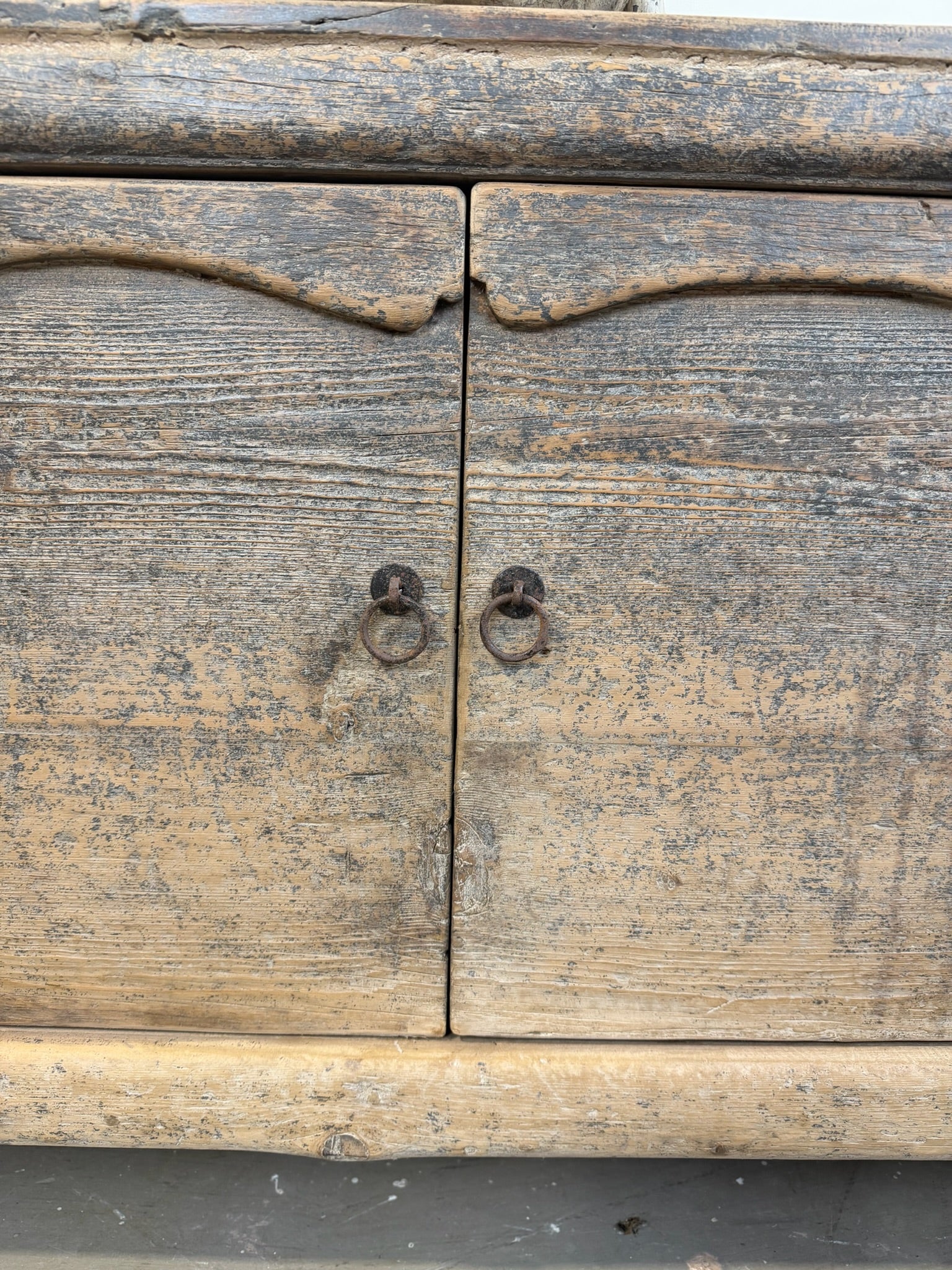 Antique Restored 2 Door Cabinet