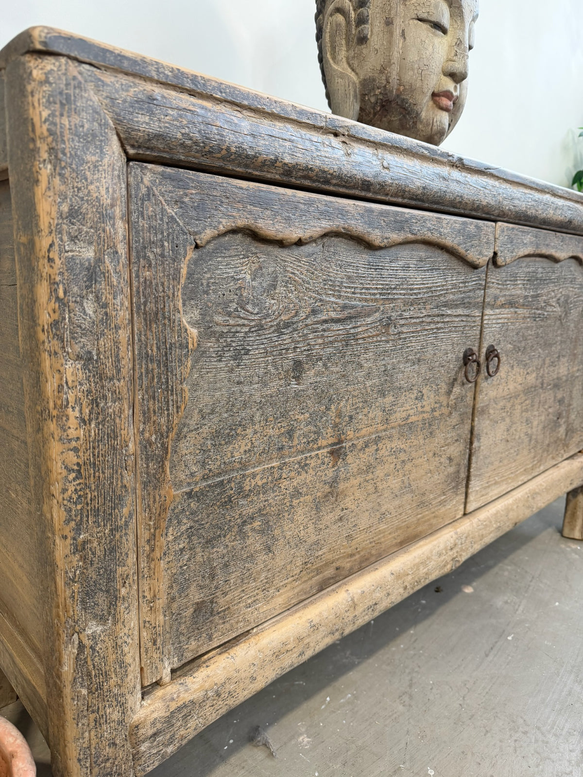 Antique Restored 2 Door Cabinet