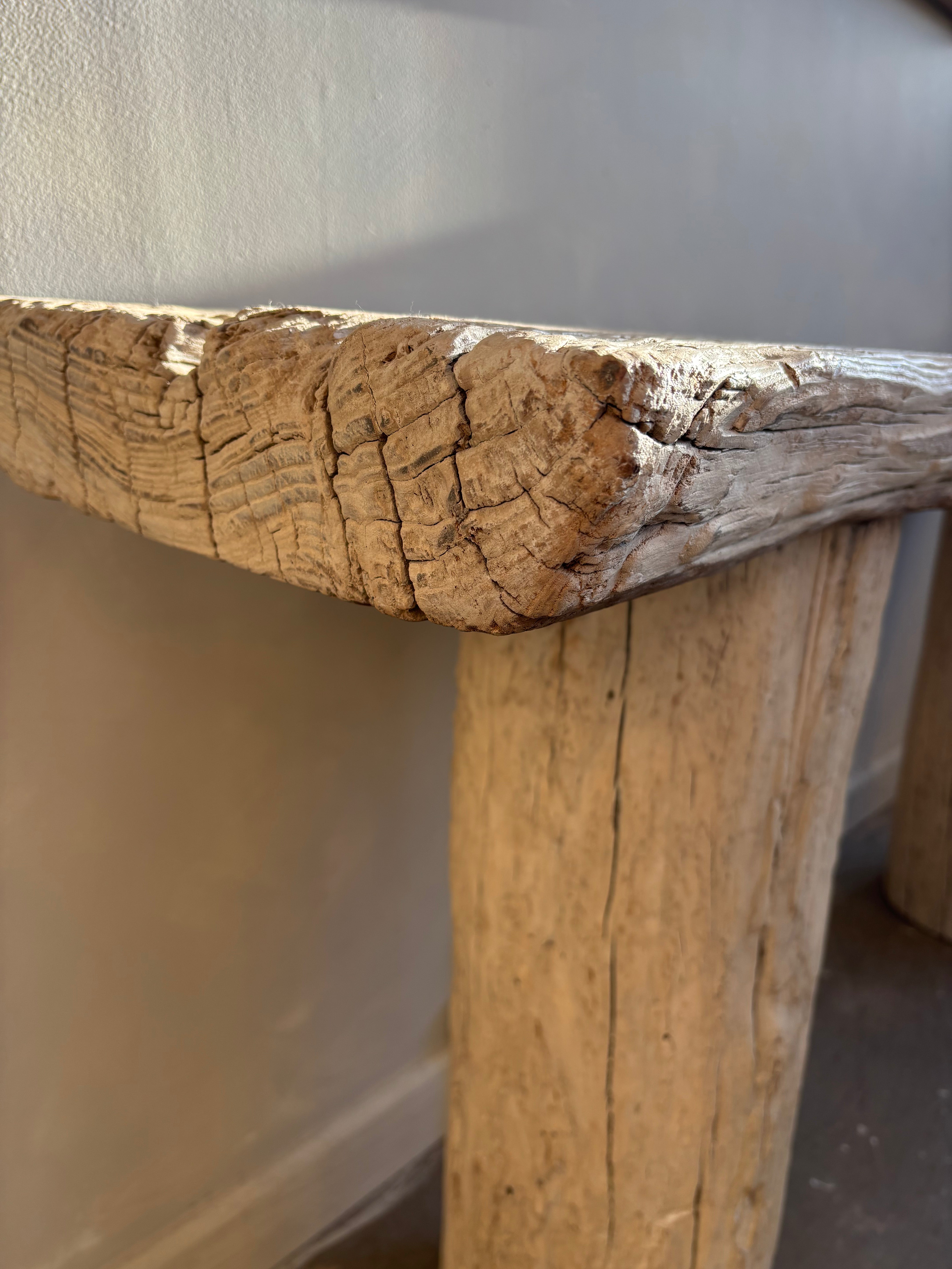 Reclaimed Elm Console Table
