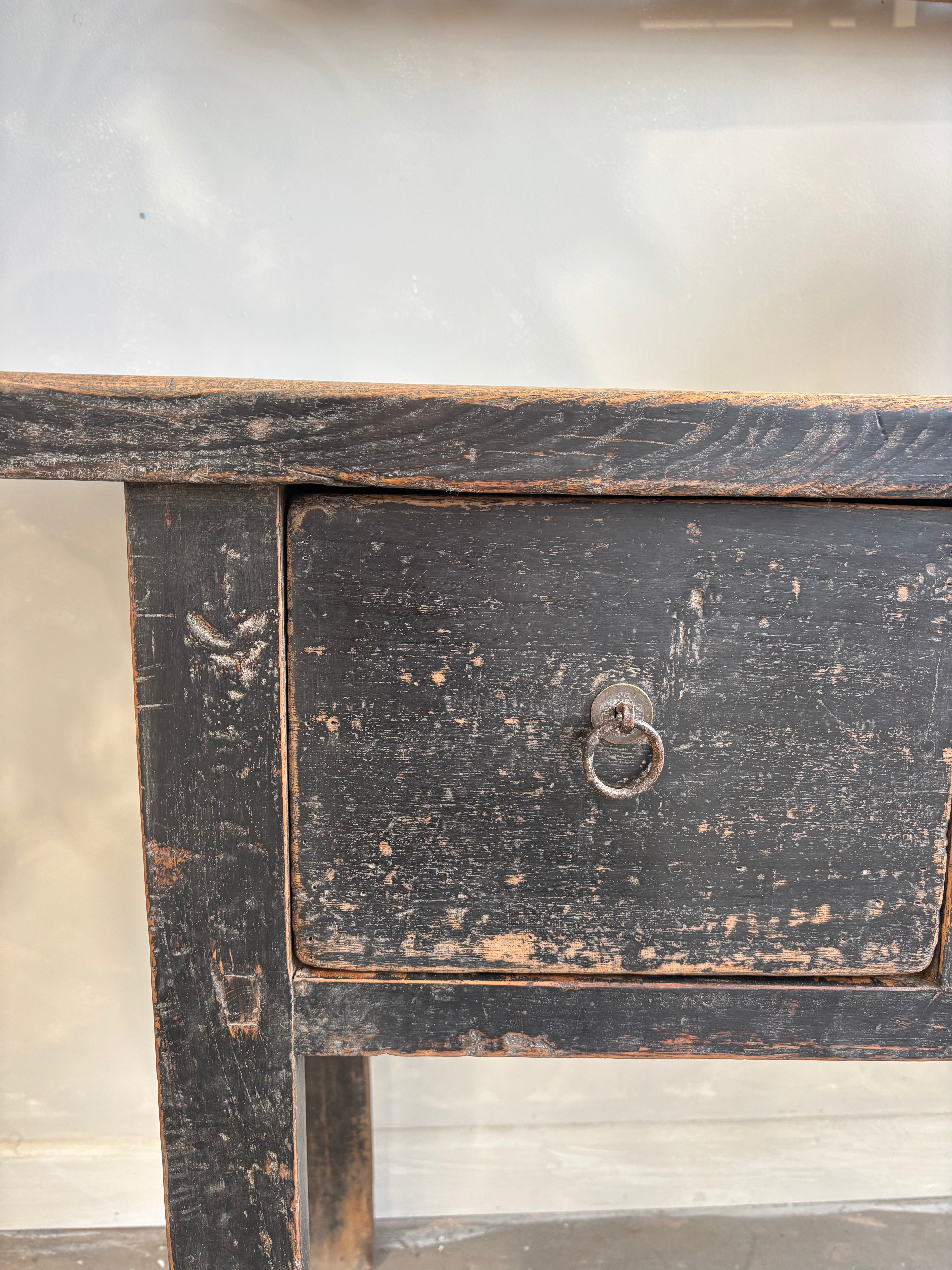 Antique 4 Drawer Console