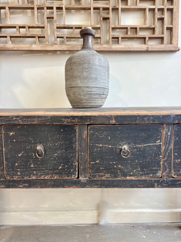 Antique 4 Drawer Console