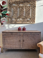 Antique Restored 2 Door Cabinet