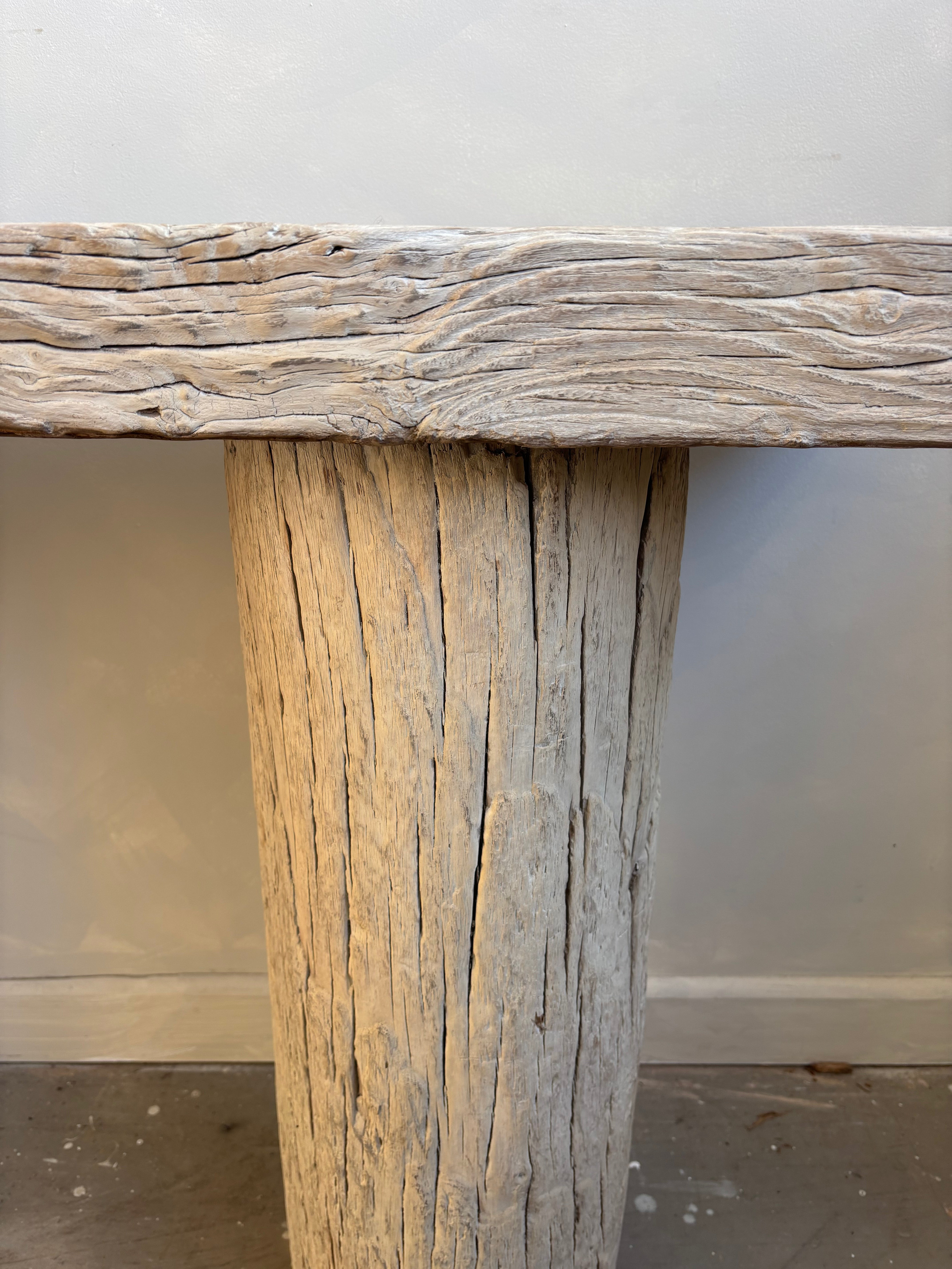 Reclaimed Elm Console Table