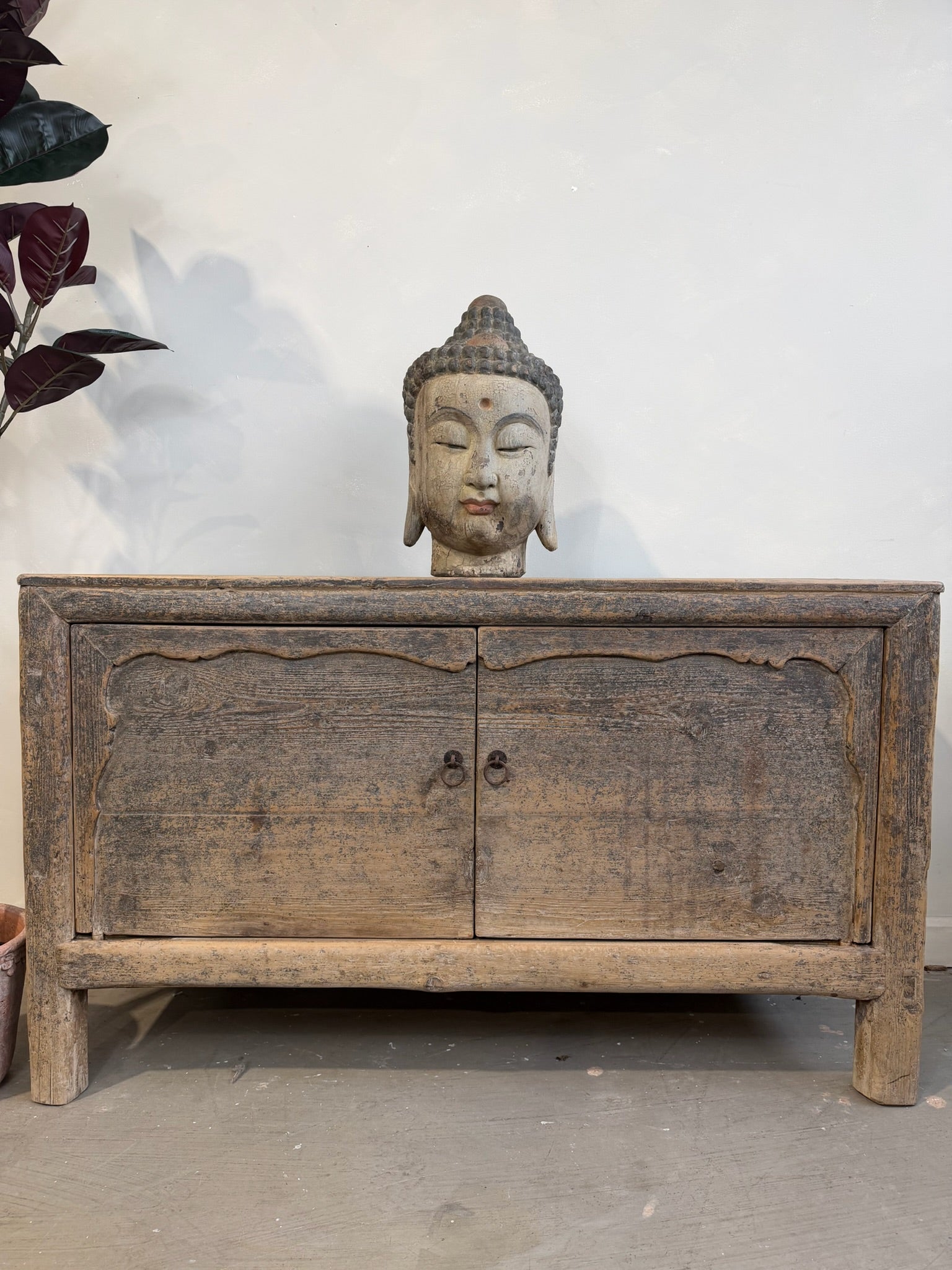 Antique Restored 2 Door Cabinet