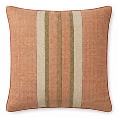 Loire Stripe Rust Cushion