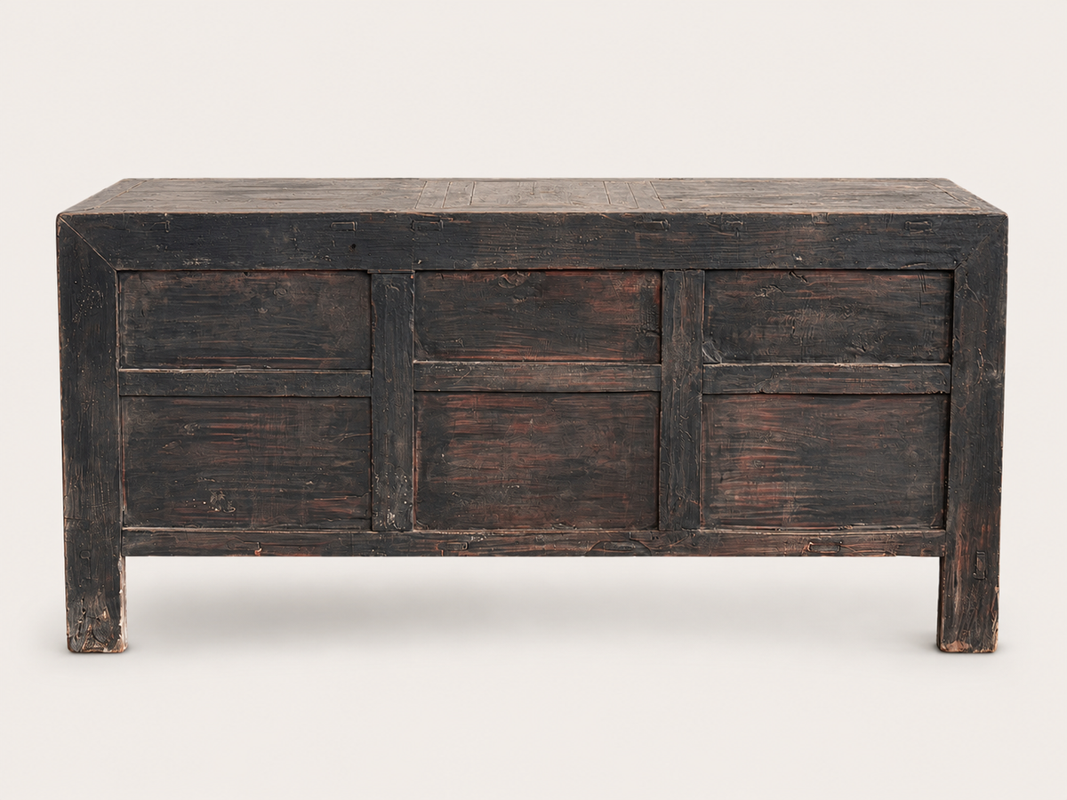 Restored Vintage Nine Drawer Sideboard