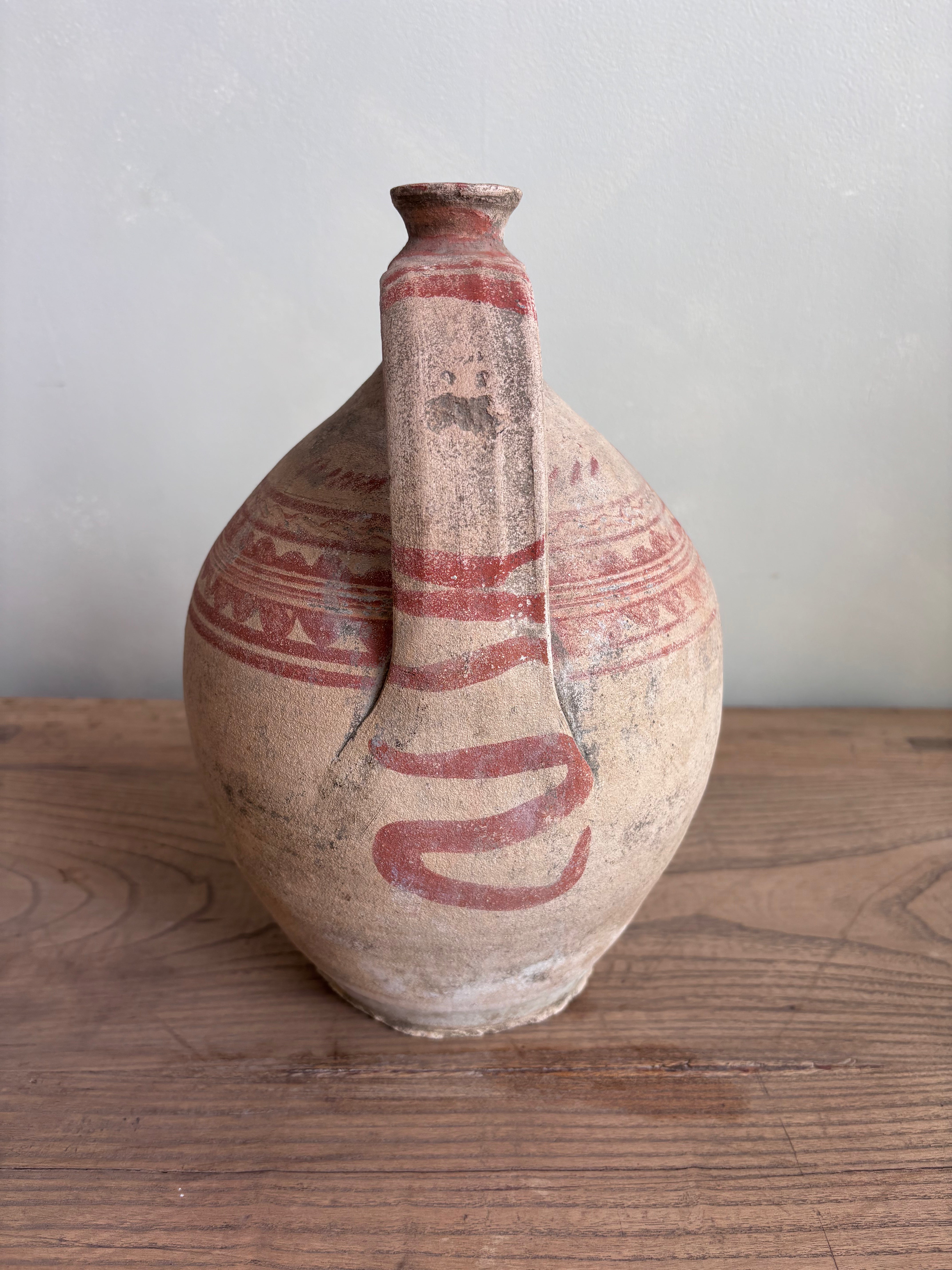 Vintage Hungarian  Earthenware Wine Vessel