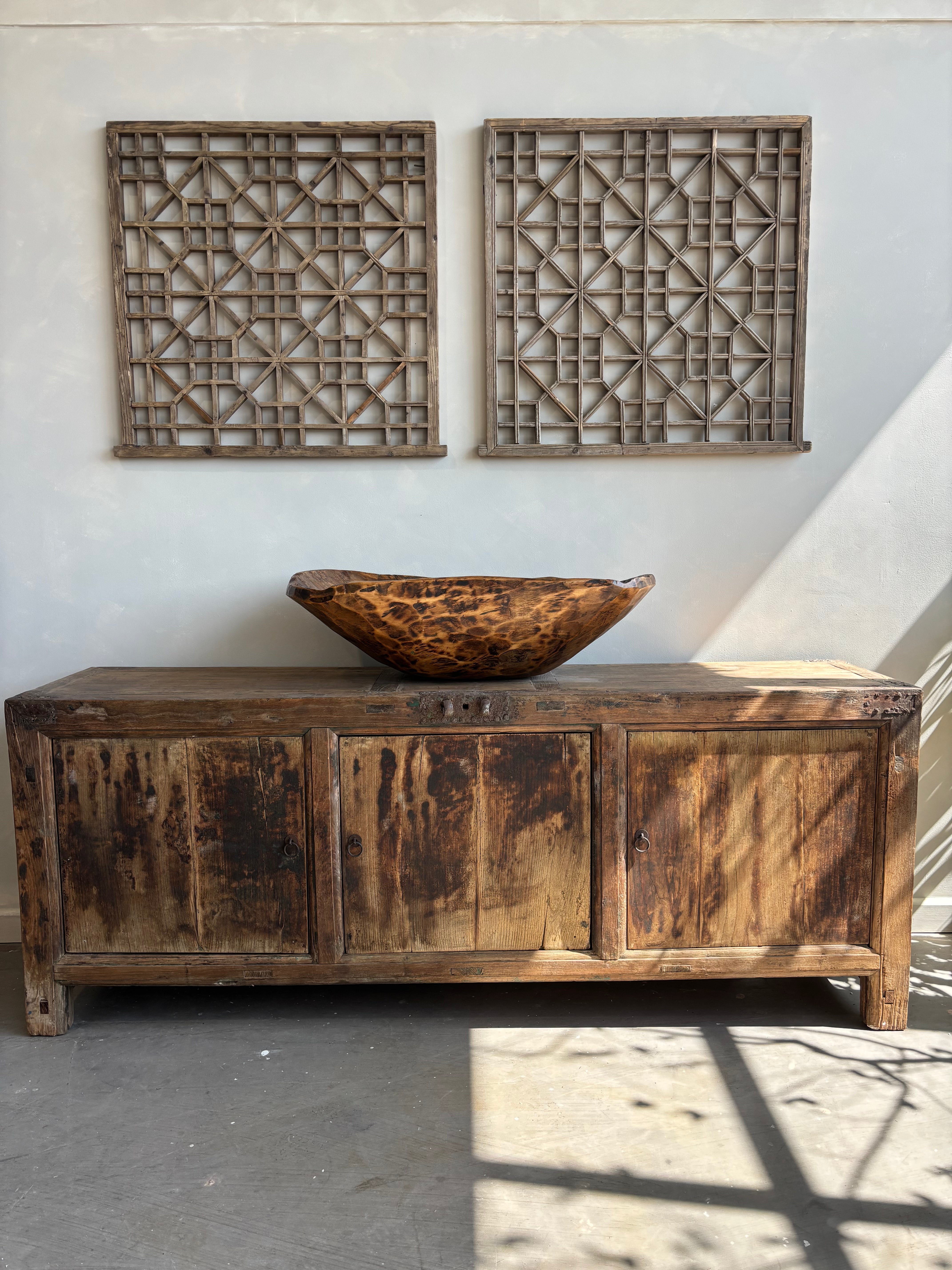 Antique Fretwork Panel
