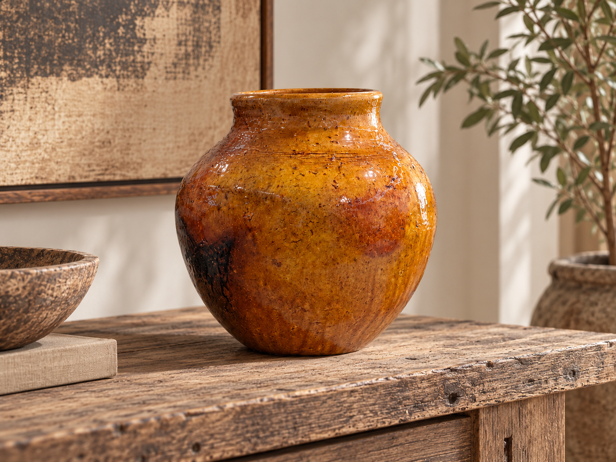 Moroccan Tamegroute Vase