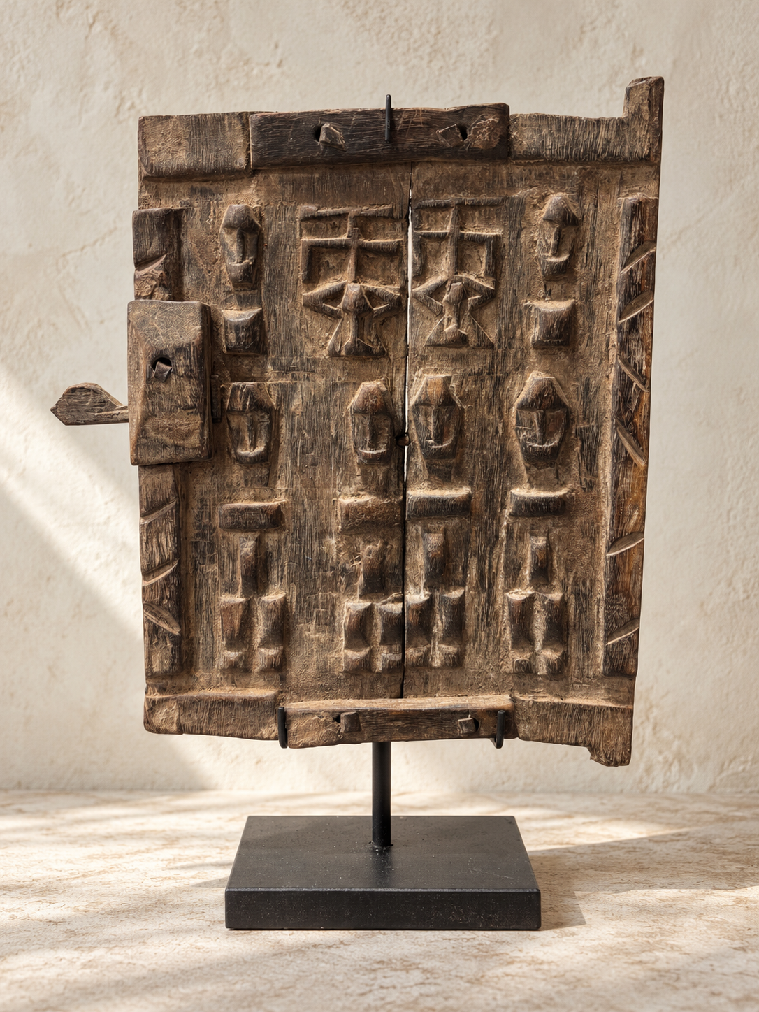 Vintage Dogon Granary Door, Mali