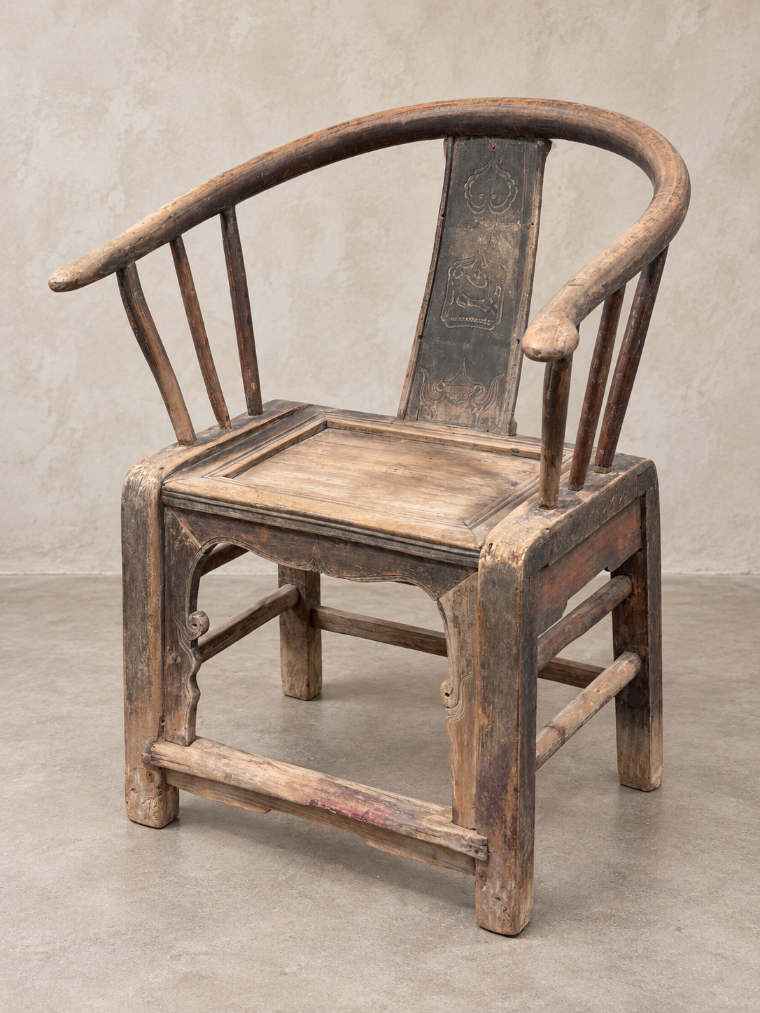 Antique Horseshoe Back Chair