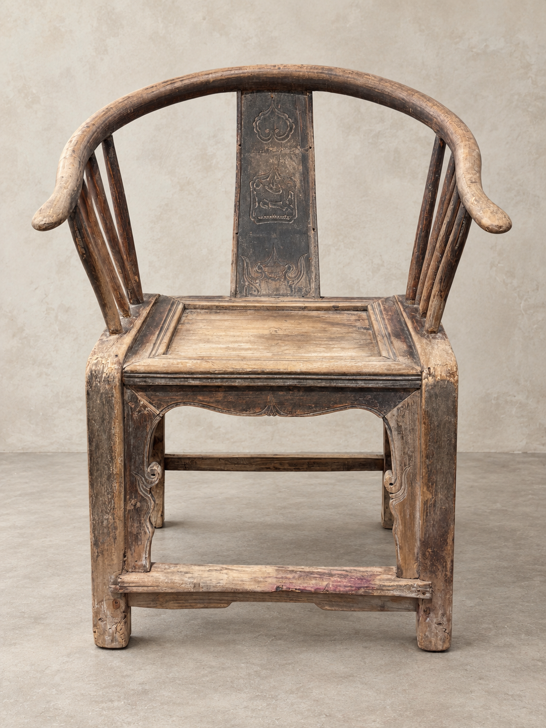 Antique Horseshoe Back Chair