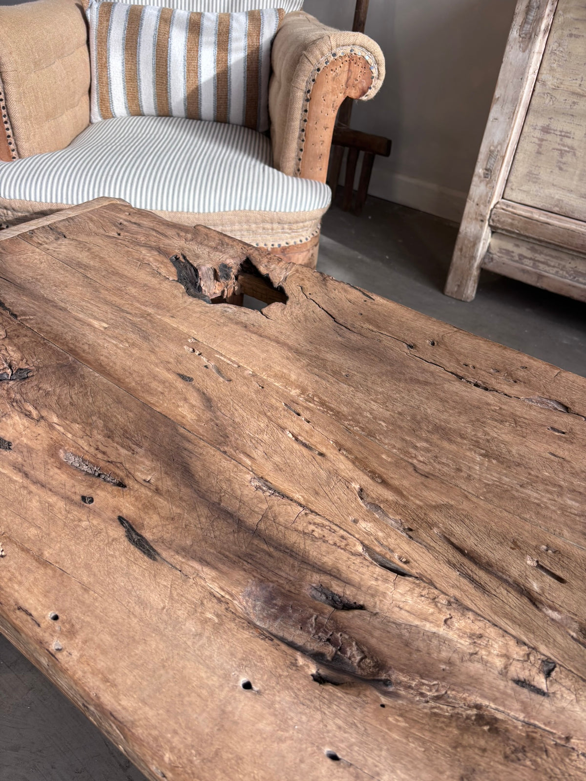 Vintage Elm Coffee Table (Large)