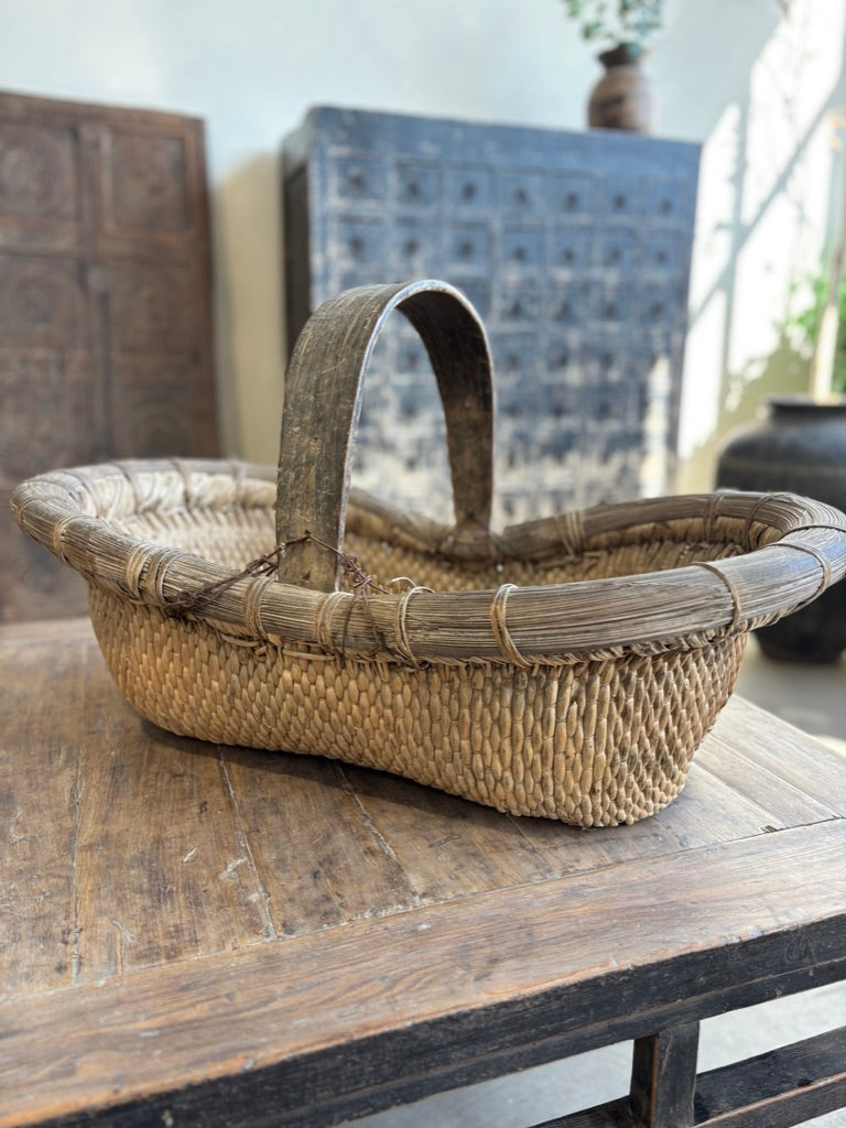 Vintage Flower Basket