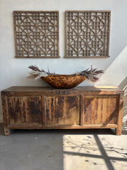Antique Fretwork Panel