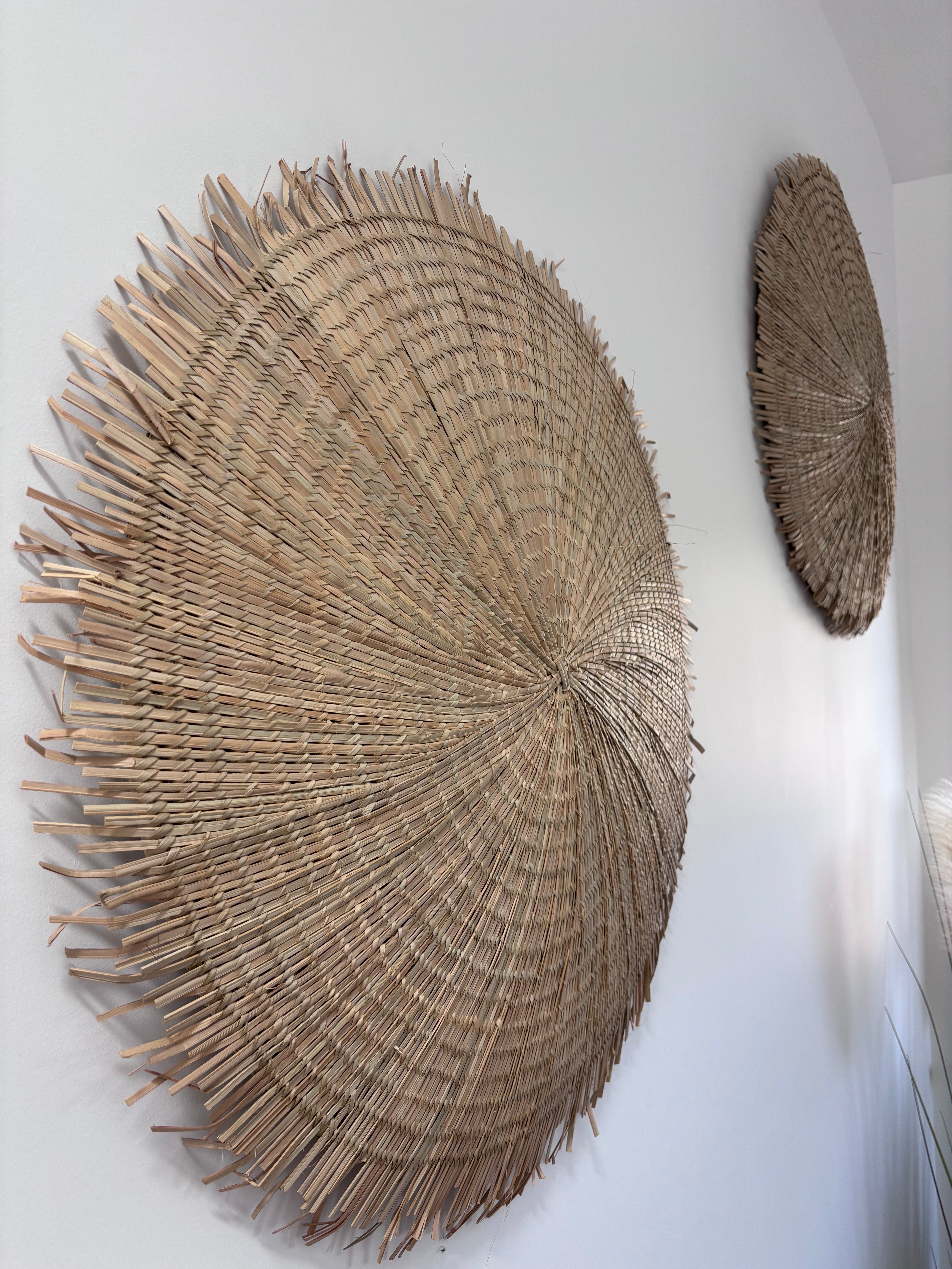 Malawi Handwoven Sun Wall Basket