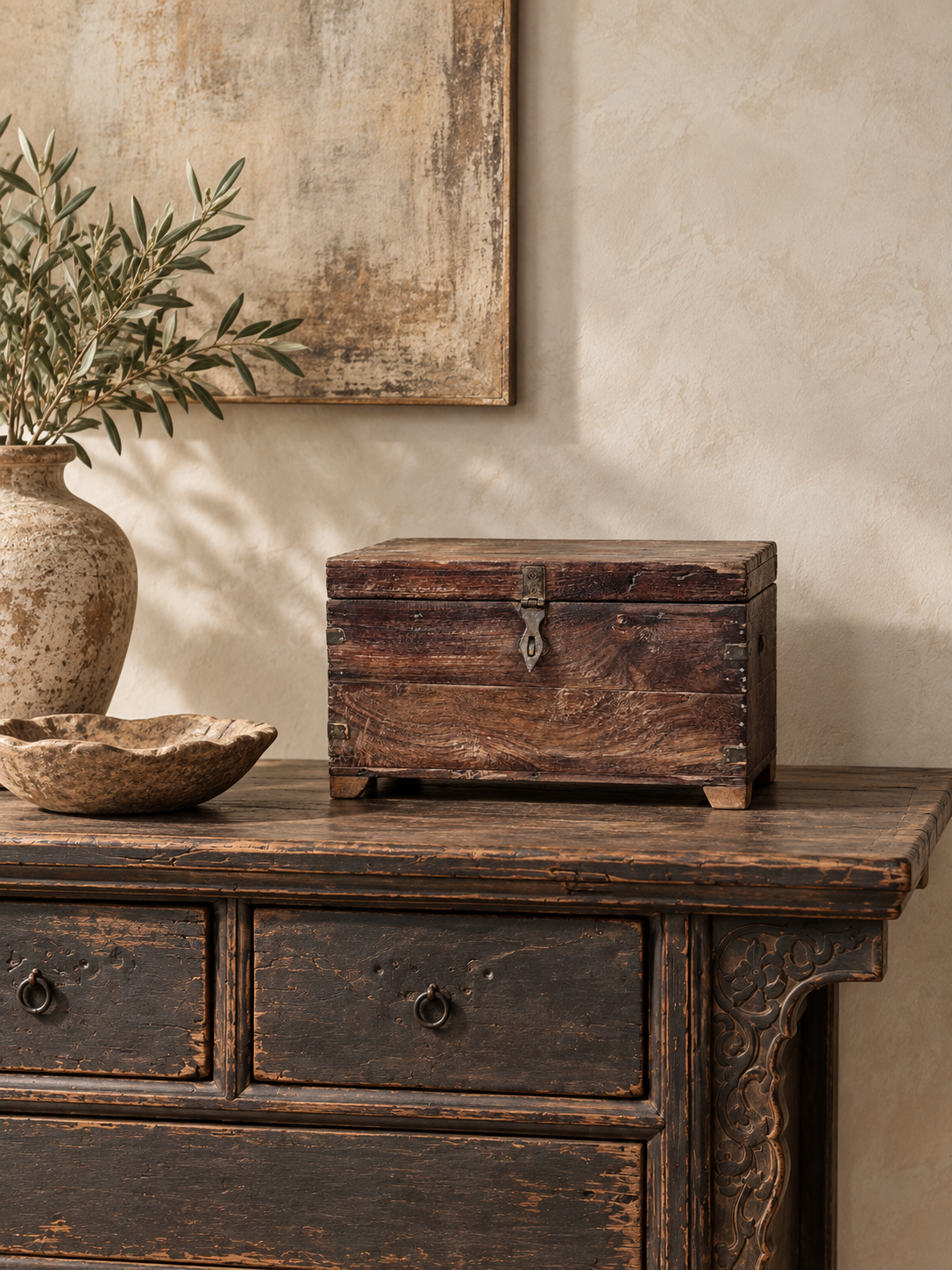 Vintage Wood Box.