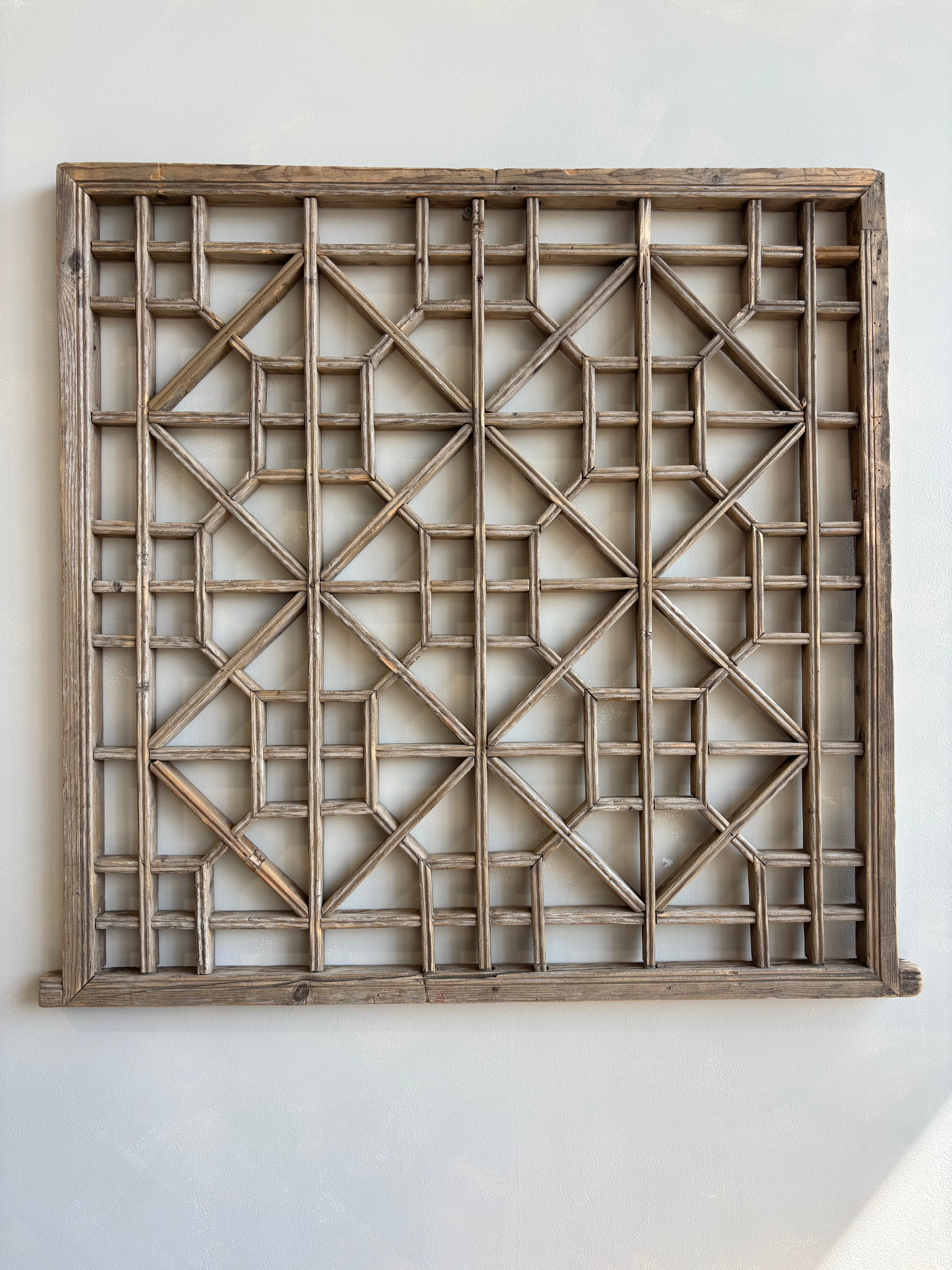 Antique Fretwork Panel