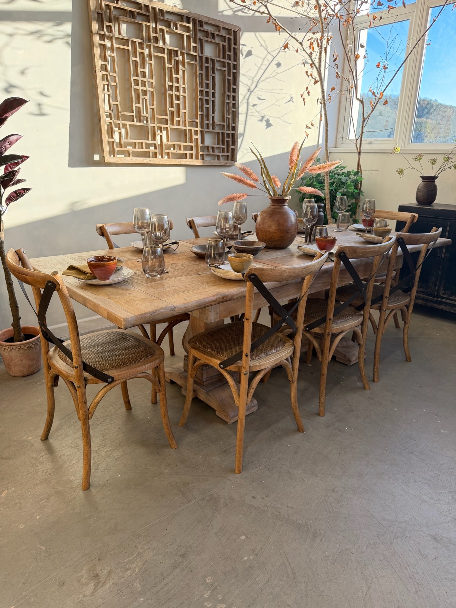 The Bantham Boatwood Extendable Dining Table