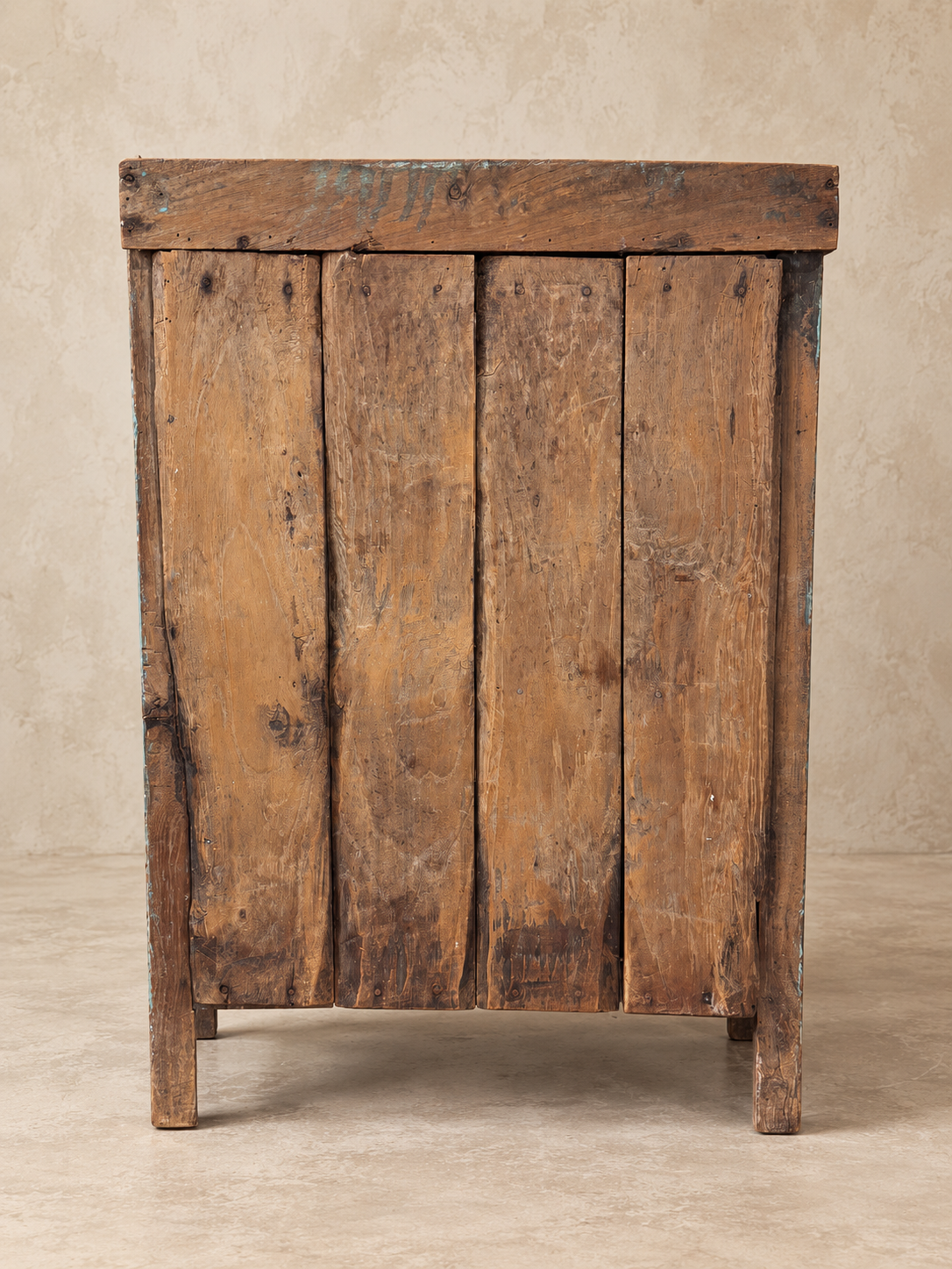 Vintage Indian Small Blue Cabinet