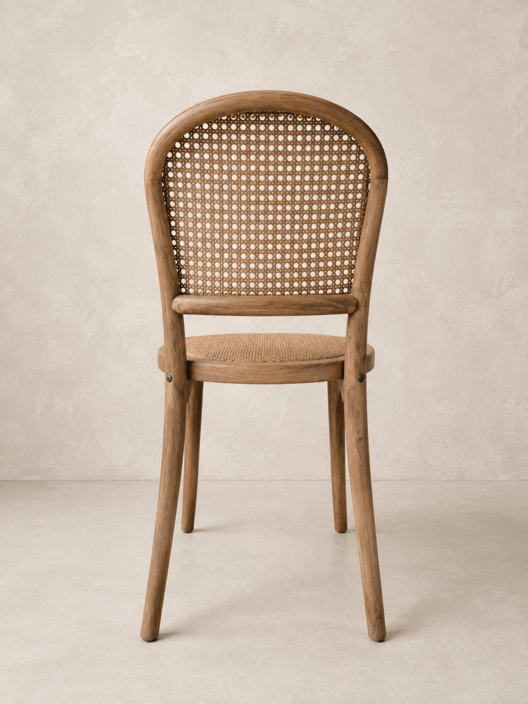 Caned Back Dining Chair Set of 2