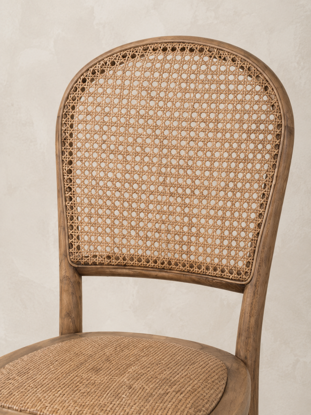 Caned Back Dining Chair Set of 2