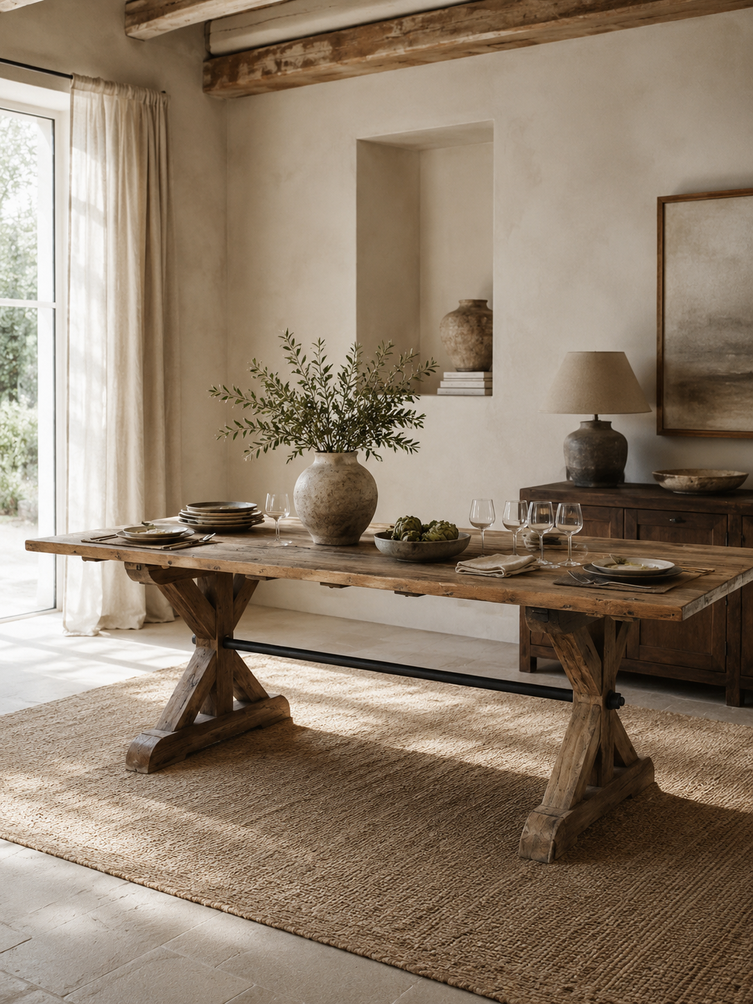 The Bantham Boatwood Dining Table