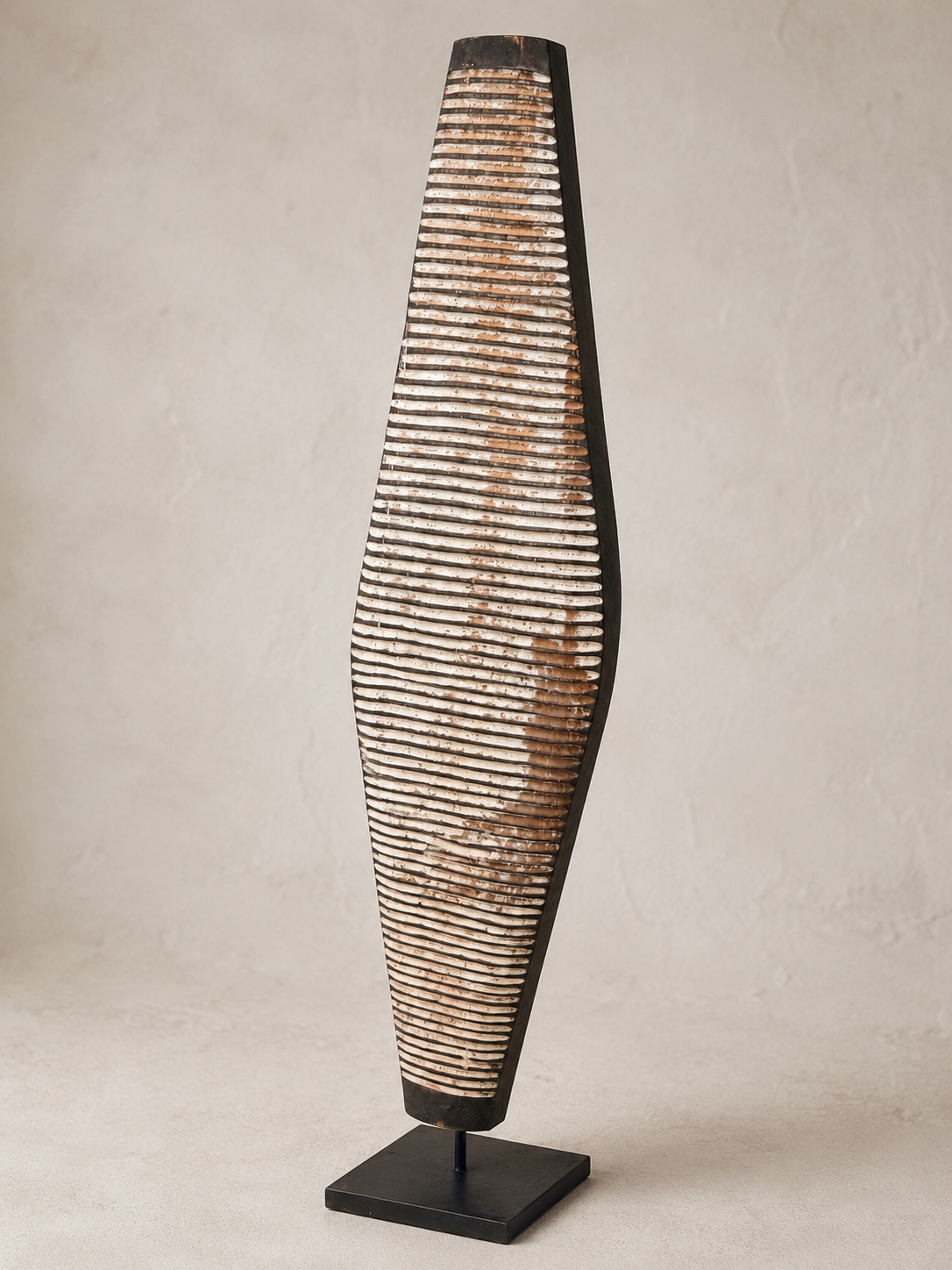 Carved Shield on Stand