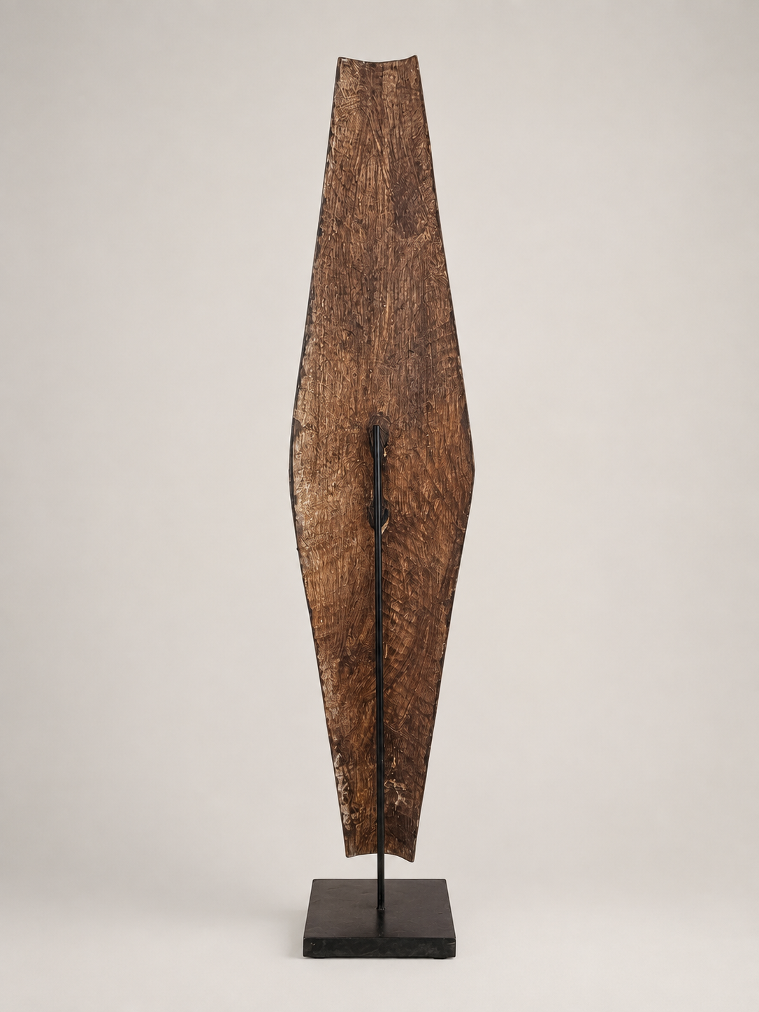 Carved Shield on Stand