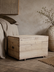 Vintage Teak Bleached Chest