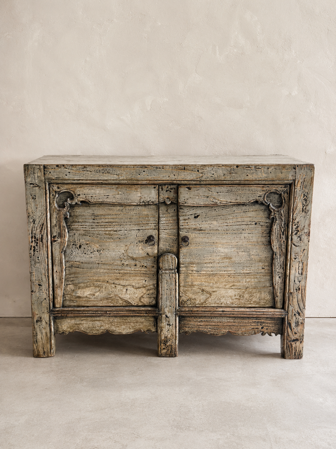 Restored Antique Lacquered Cabinet