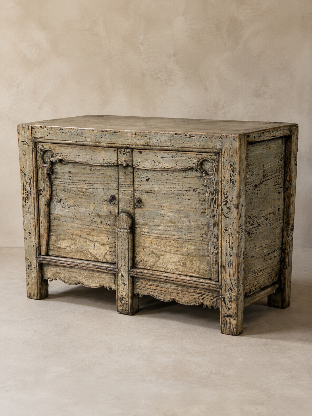 Restored Antique Lacquered Cabinet