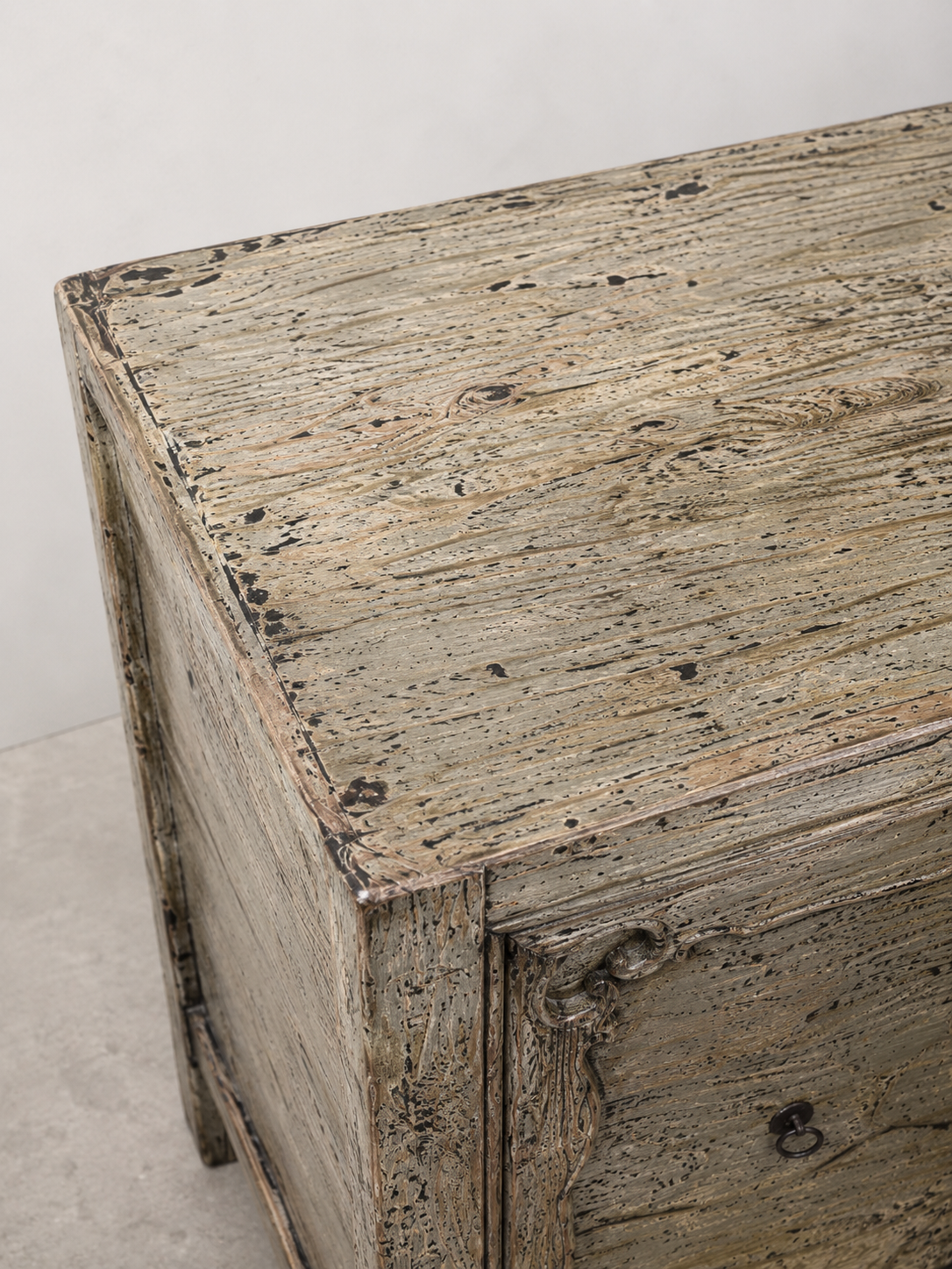 Restored Antique Lacquered Cabinet