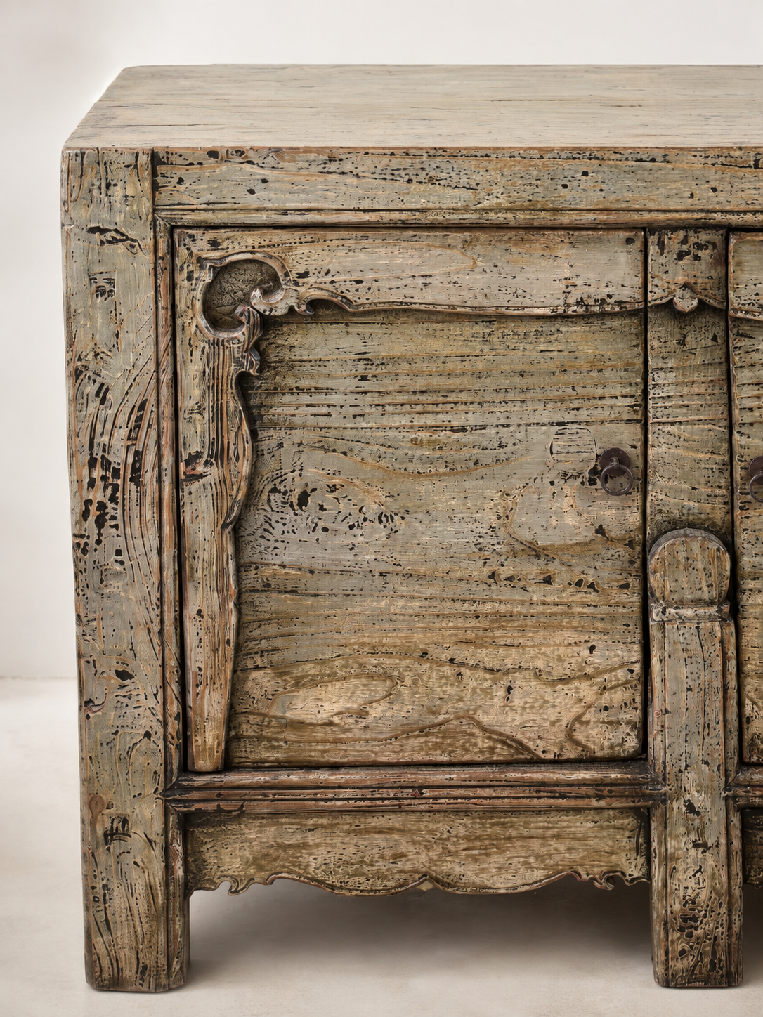 Restored Antique Lacquered Cabinet