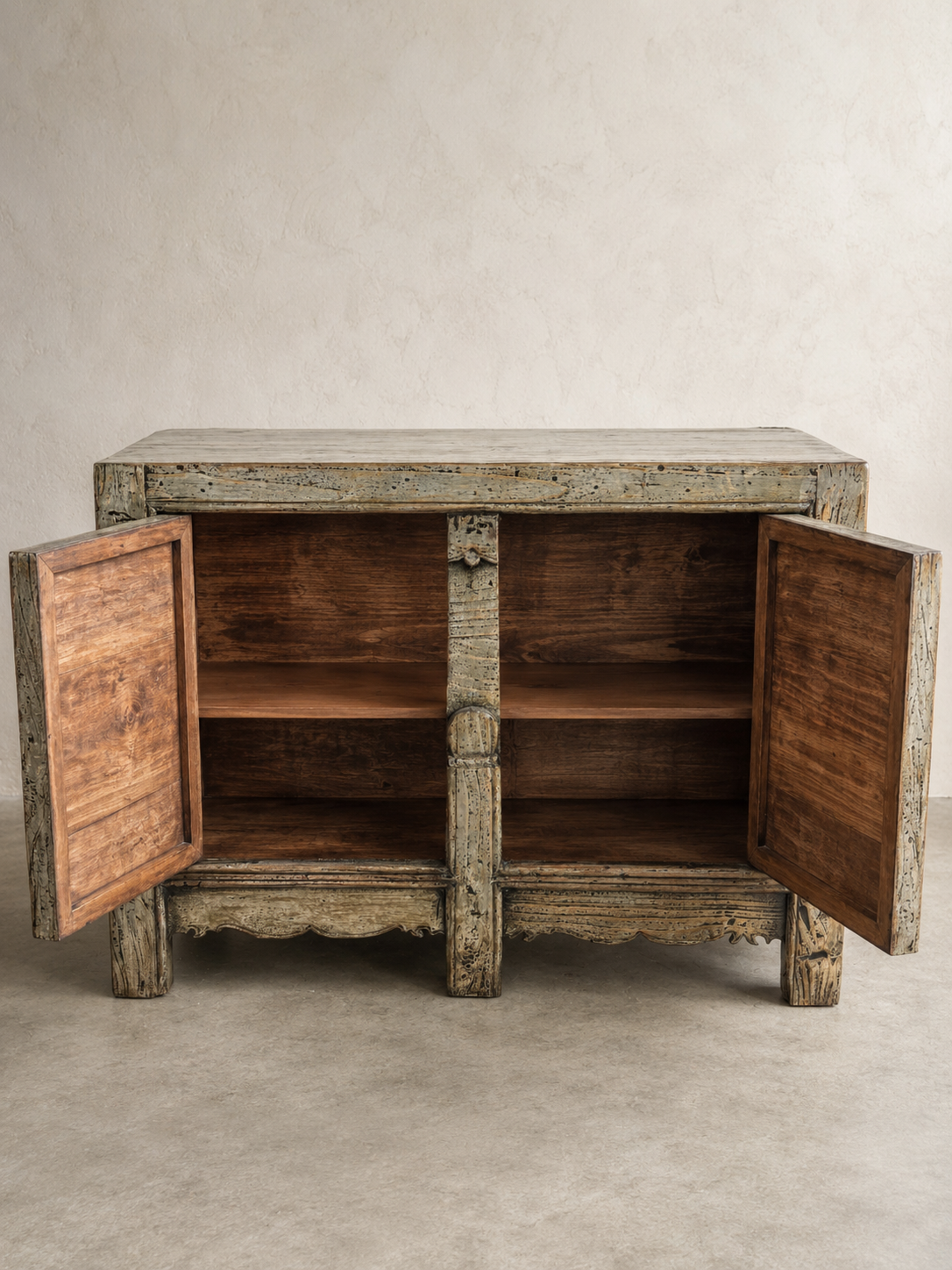 Restored Antique Lacquered Cabinet