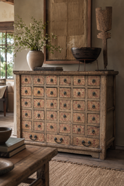 Antique Restored Chinese Apothecary Cabinet