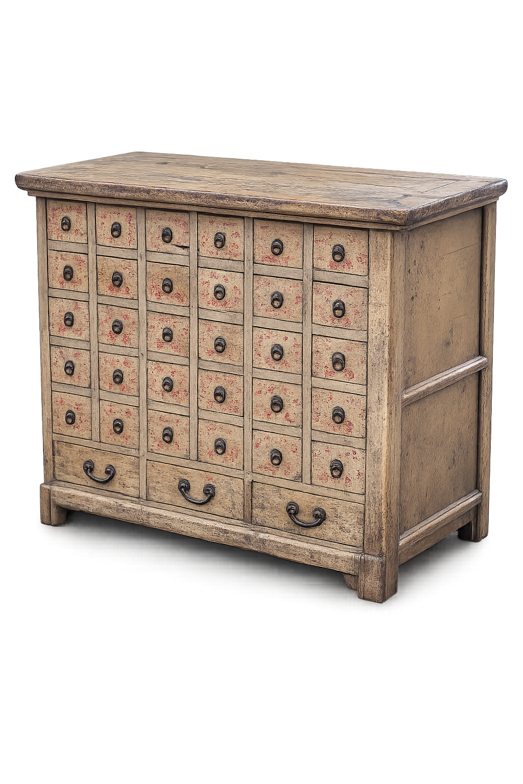 Antique Restored Chinese Apothecary Cabinet