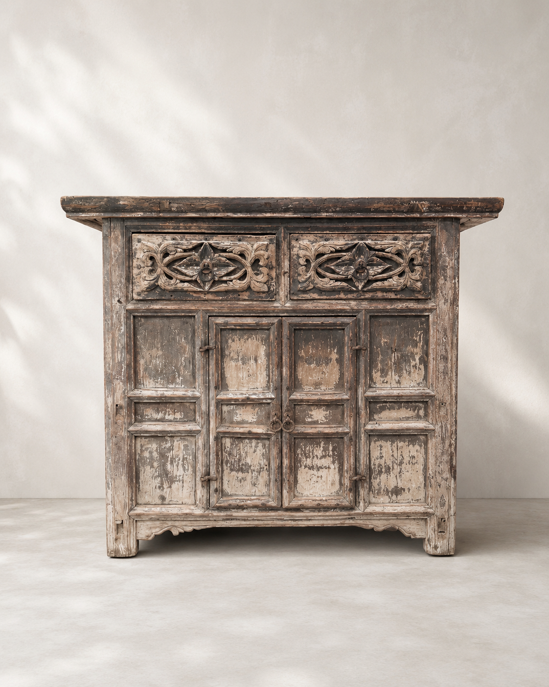 Antique Elm Cabinet