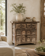 Antique Elm Cabinet